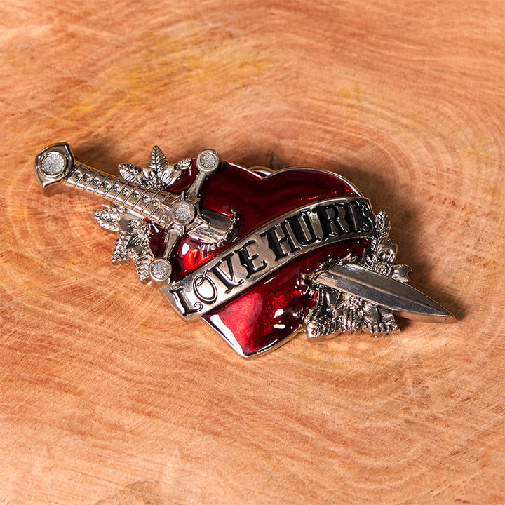 A Sword Through The Heart DIY Western Buckle Leather Belt - image 1