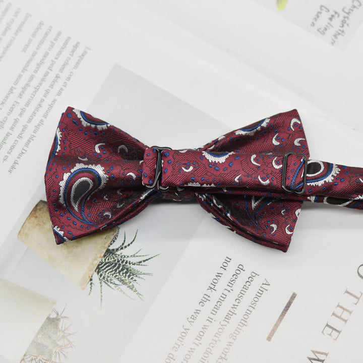 Men's Elegant Paisley Vintage Art Pattern Bow Tie