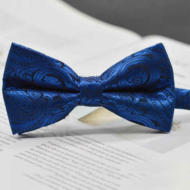 Men's Elegant Paisley Vintage Art Pattern Bow Tie - Style #16 - image 19