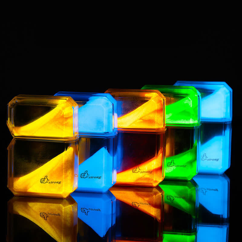 Cool Fluorescent Color Quicksand Refillable Butane Lighter - image 7