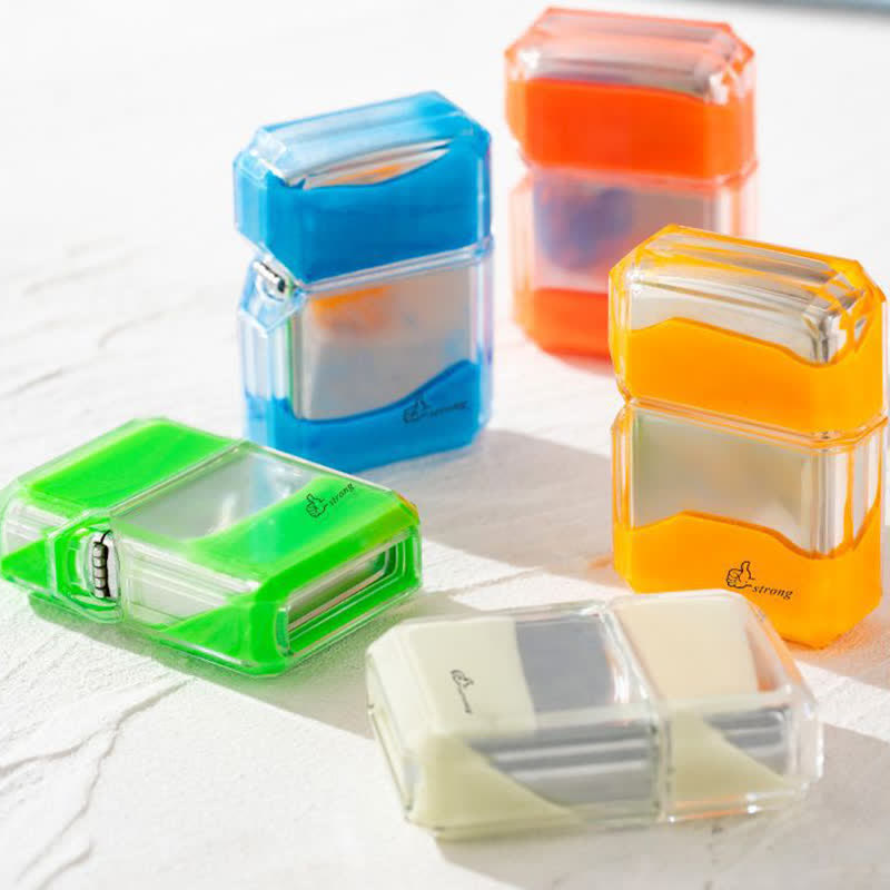 Cool Fluorescent Color Quicksand Refillable Butane Lighter