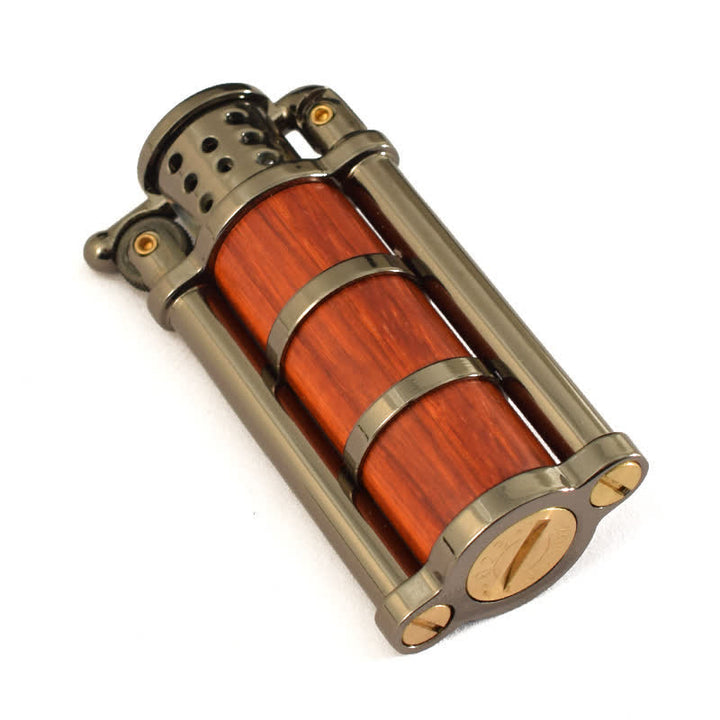 Antique Style Wooden Shell Refillable Kerosene Lighter - Style #3 - image 6