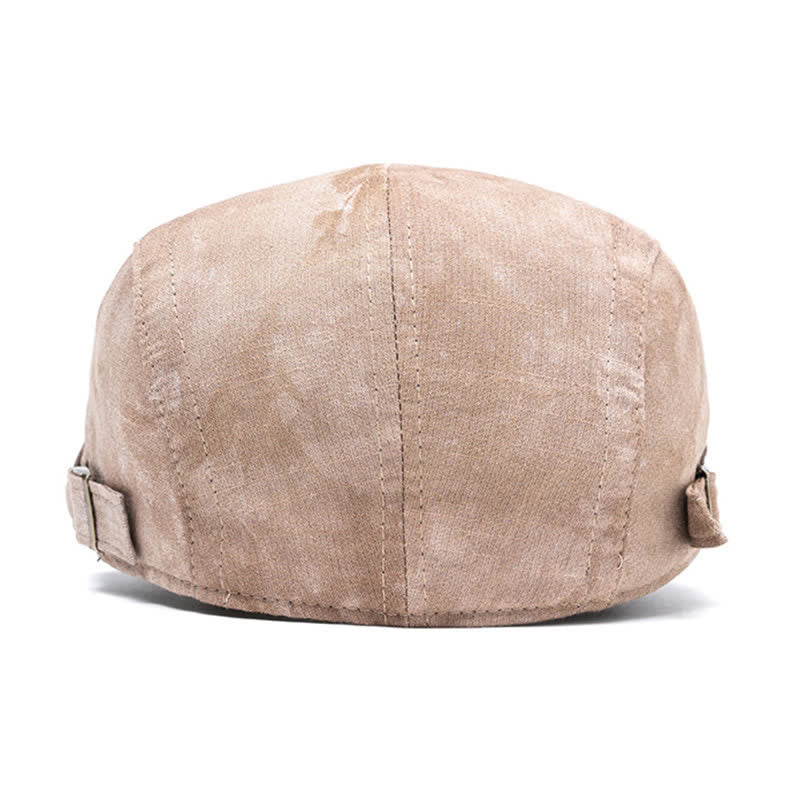 Spring Stylish Tie-dyed Newsboy Cotton Beret Hat