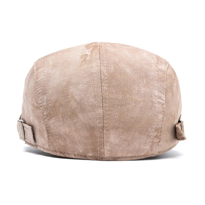 Spring Stylish Tie-dyed Newsboy Cotton Beret Hat