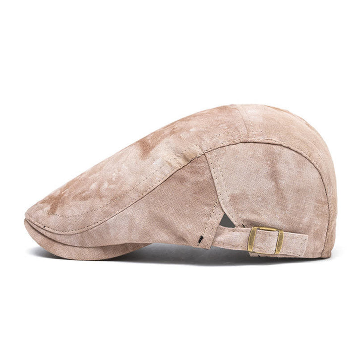 Spring Stylish Tie-dyed Newsboy Cotton Beret Hat - image 4