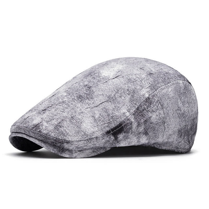 Graffiti Pattern Tie-dyed Newsboy Cotton Beret Hat - Style #6 - Adjustable (22"-24") - image 13