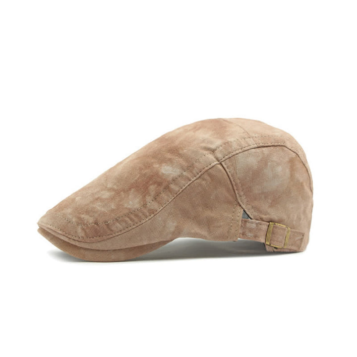 Vintage Style Tie-dyed Cotton Newsboy Beret Hat - image 13