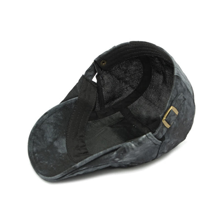 Vintage Style Tie-dyed Cotton Newsboy Beret Hat - image 8