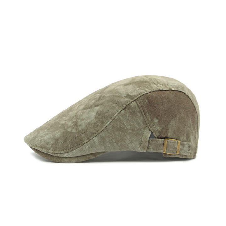 Vintage Style Tie-dyed Cotton Newsboy Beret Hat - image 17