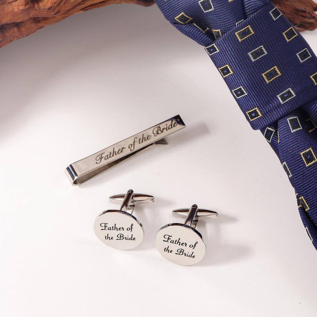 3pcs Set Groomsman Tie Clip For Wedding Suit - image 2