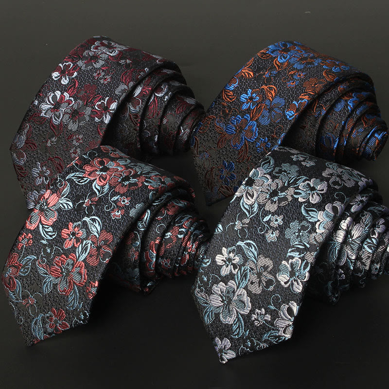 Men's Blooming Flowers Tender Pattern Necktie - image 0