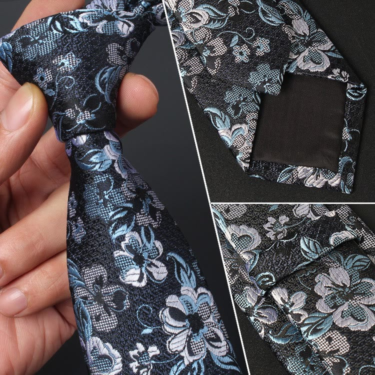 Men's Blooming Flowers Tender Pattern Necktie