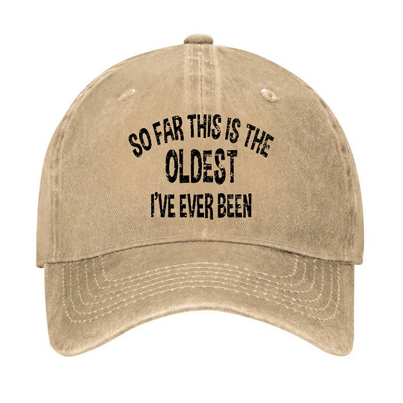 So Far This Is The Oldest Adjustable Baseball Cap