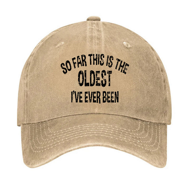 So Far This Is The Oldest Adjustable Baseball Cap