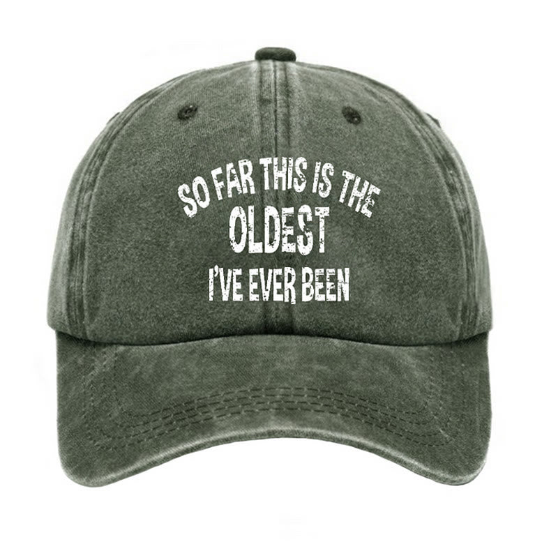 So Far This Is The Oldest Adjustable Baseball Cap