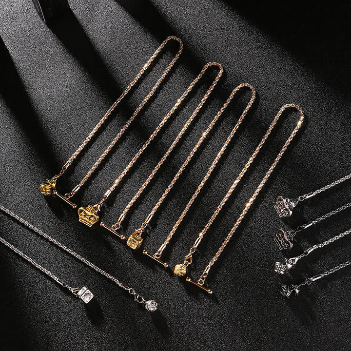 Men's Shirt Tuxedo Stud Lapel Chain Suit Brooch with Hanging Chain - image 4
