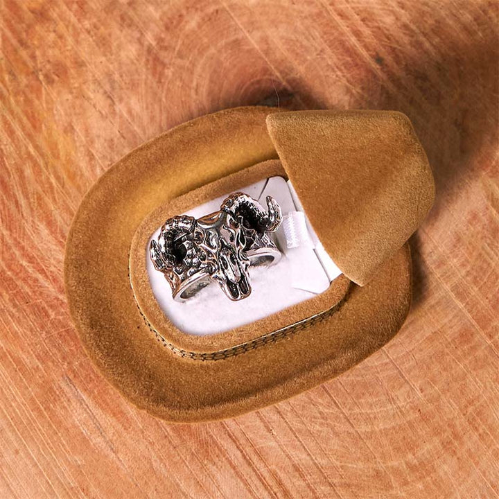 Deer Flag DIY Hidden Knife Belt Buckle With Ghost Goat Ring Bundle Set - image 6
