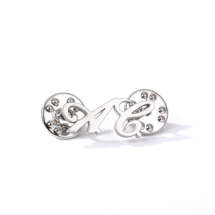 Custom Your Name Brooch Stainless Steel Suit Accessories - image 9