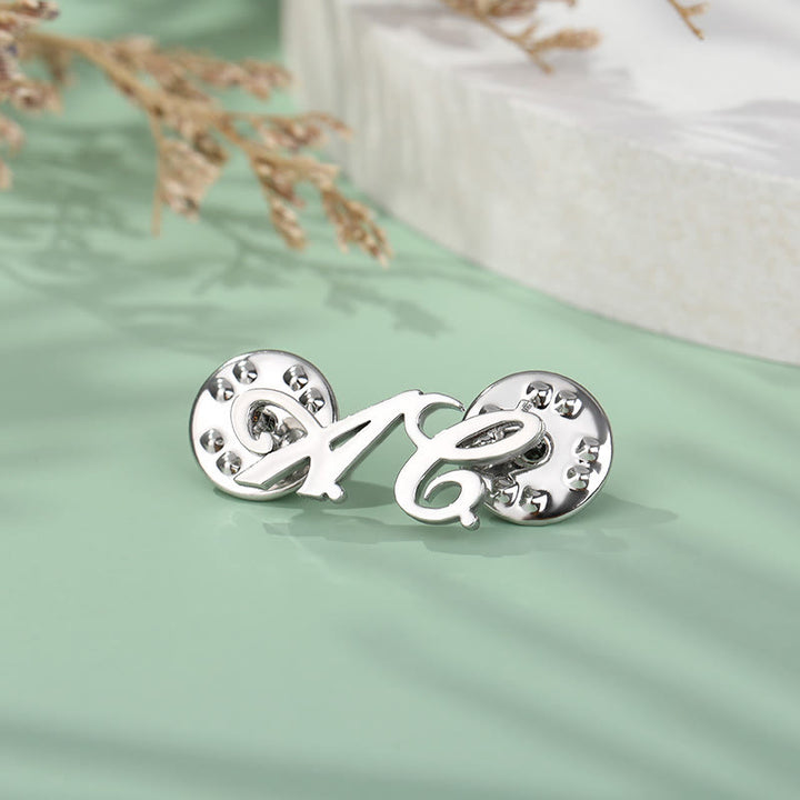 Custom Your Name Brooch Stainless Steel Suit Accessories - image 2