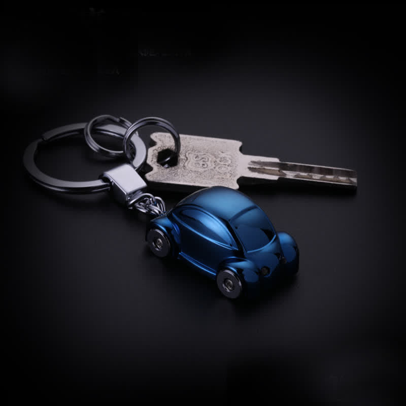 Creative Car Shape LED Flashlight Keychain - image 2