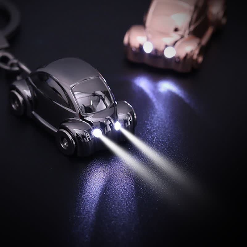 Creative Car Shape LED Flashlight Keychain - image 0