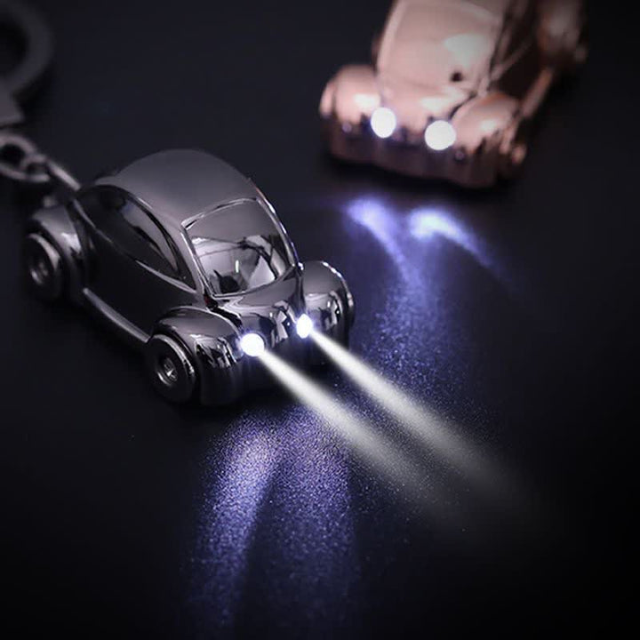 Creative Car Shape LED Flashlight Keychain