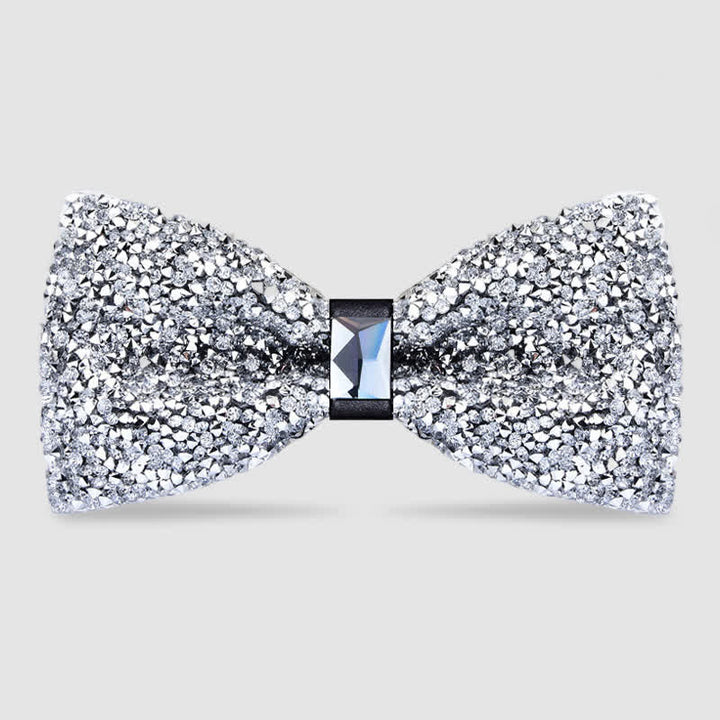 Men's Casual Fashion Crystal Rhinestone Bow Tie