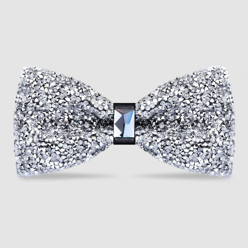 Men's Casual Fashion Crystal Rhinestone Bow Tie - image 0