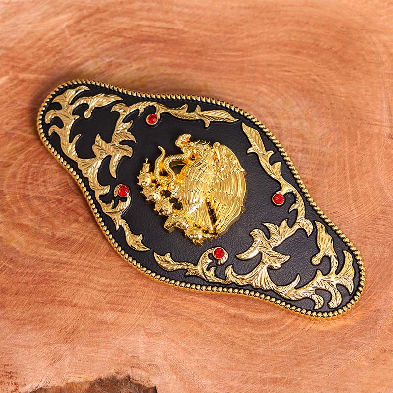 Eagle Catching Snakes DIY Buckle Leather Belt - image 1