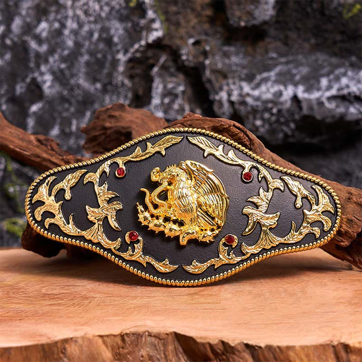 Eagle Catching Snakes DIY Buckle Leather Belt - Eagle Catching Snakes - Without Belt - Not Included Belt - image 0
