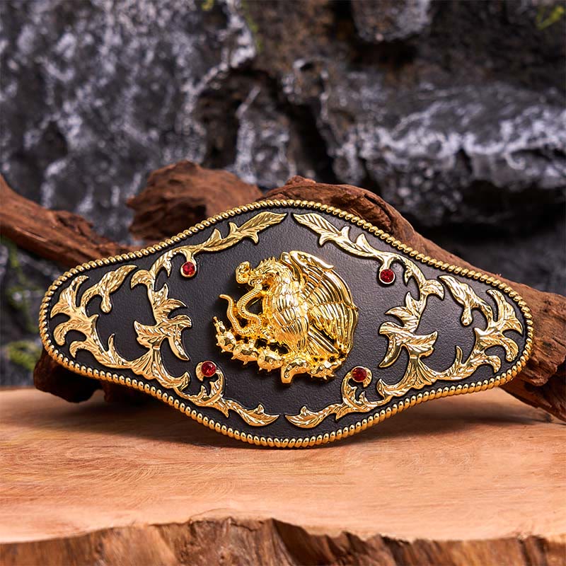 Eagle Catching Snakes DIY Buckle Leather Belt - Eagle Catching Snakes - Without Belt - Not Included Belt - image 0