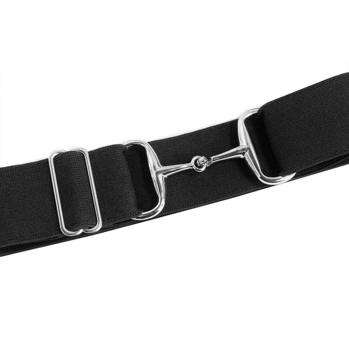 Snaffle Bit Belt Horseshoe Buckle Equestrian Elastic Belt - image 4