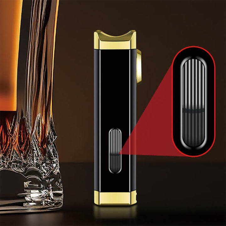 3 In 1 Triple Burner Lighter With Built-In Cigar Cutter - image 3