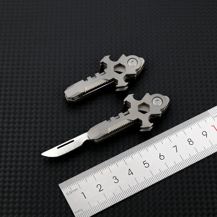 Cross Multi-functional Titanium Mini Folding Knife Keychain