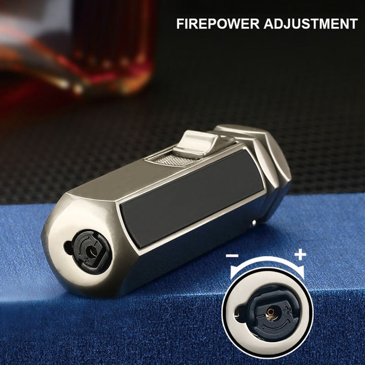 Quad Flame Lighter Refillable Butane Four Burner Lighter - image 4