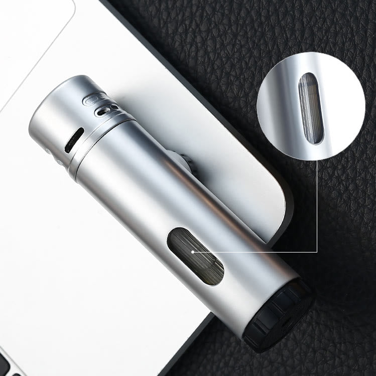Quad Flame Lighter With Cigar Puncher Four Burner Lighter - image 6