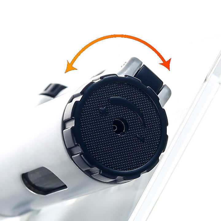 Quad Flame Lighter With Cigar Puncher Four Burner Lighter