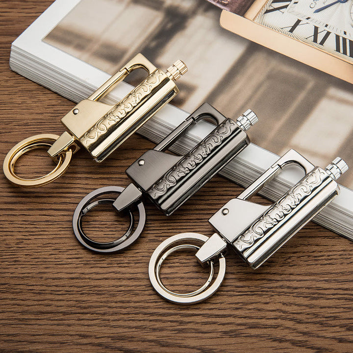 Portable Permanent Match Keychain Kerosene Lighter - image 3