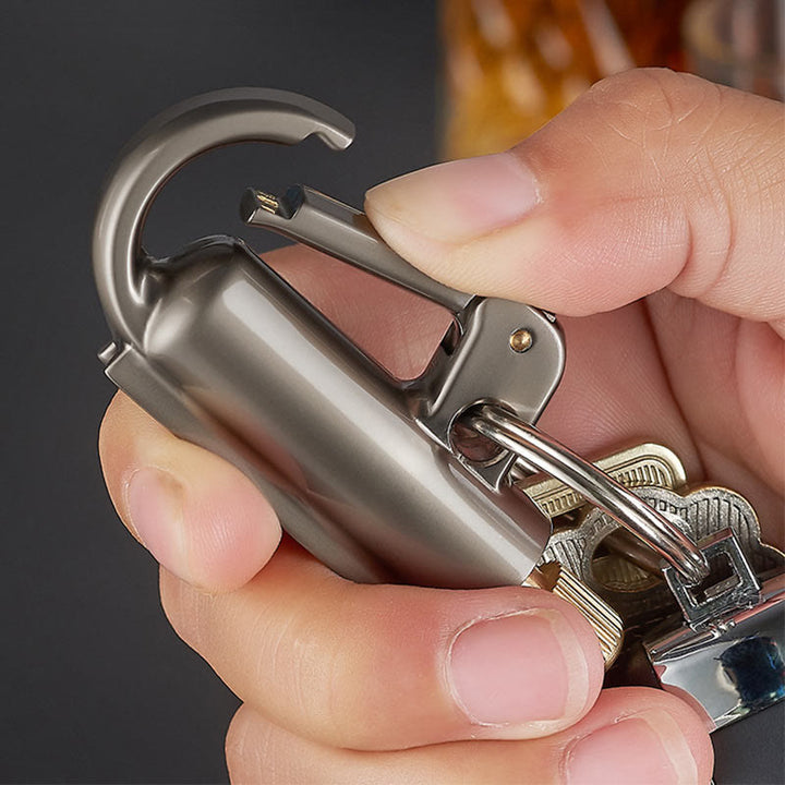 Windproof Portable Ten Thousand Matches Keychain Kerosene Lighter - image 4