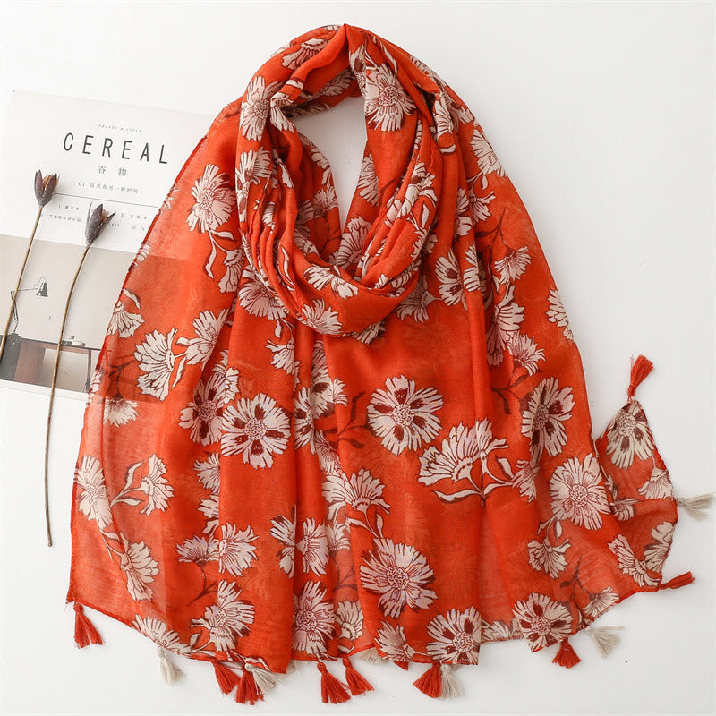 Women's Summer Beach Lightweight Shawl Thin Scarf