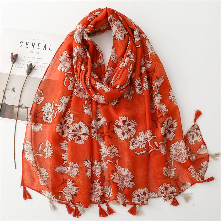 Women's Summer Beach Lightweight Shawl Thin Scarf