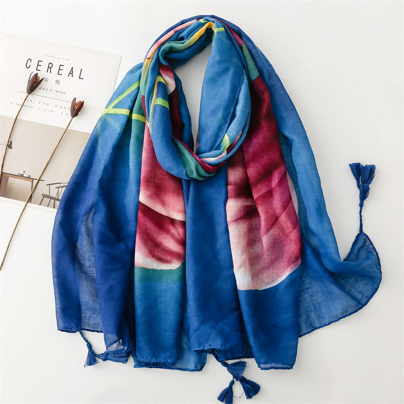 Women's Summer Beach Lightweight Shawl Thin Scarf
