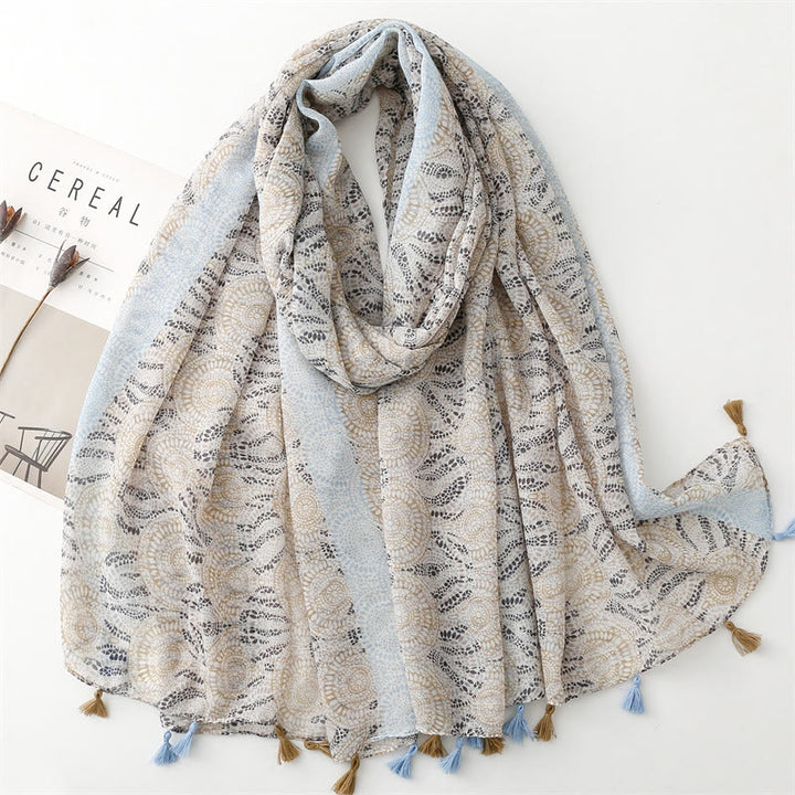 Women's Summer Beach Lightweight Shawl Thin Scarf