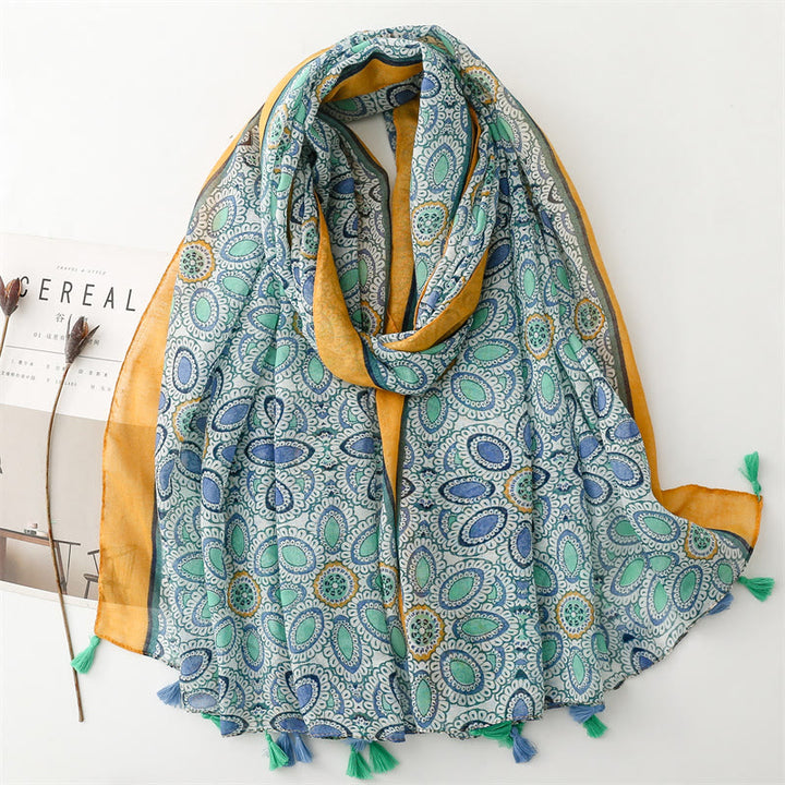 Women's Summer Beach Lightweight Shawl Thin Scarf