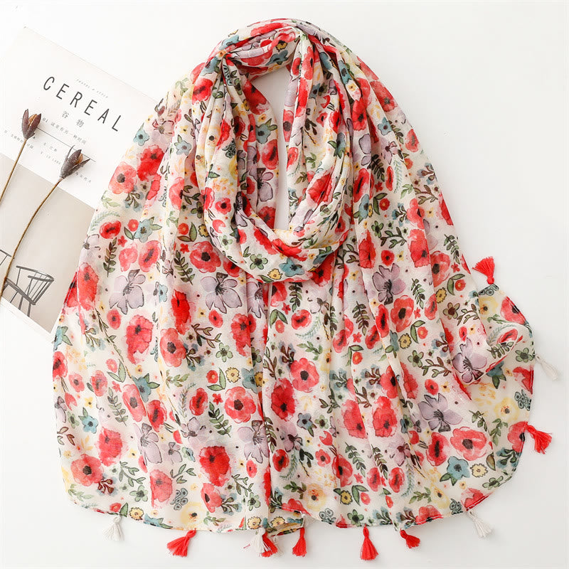 Women's Summer Beach Lightweight Shawl Thin Scarf