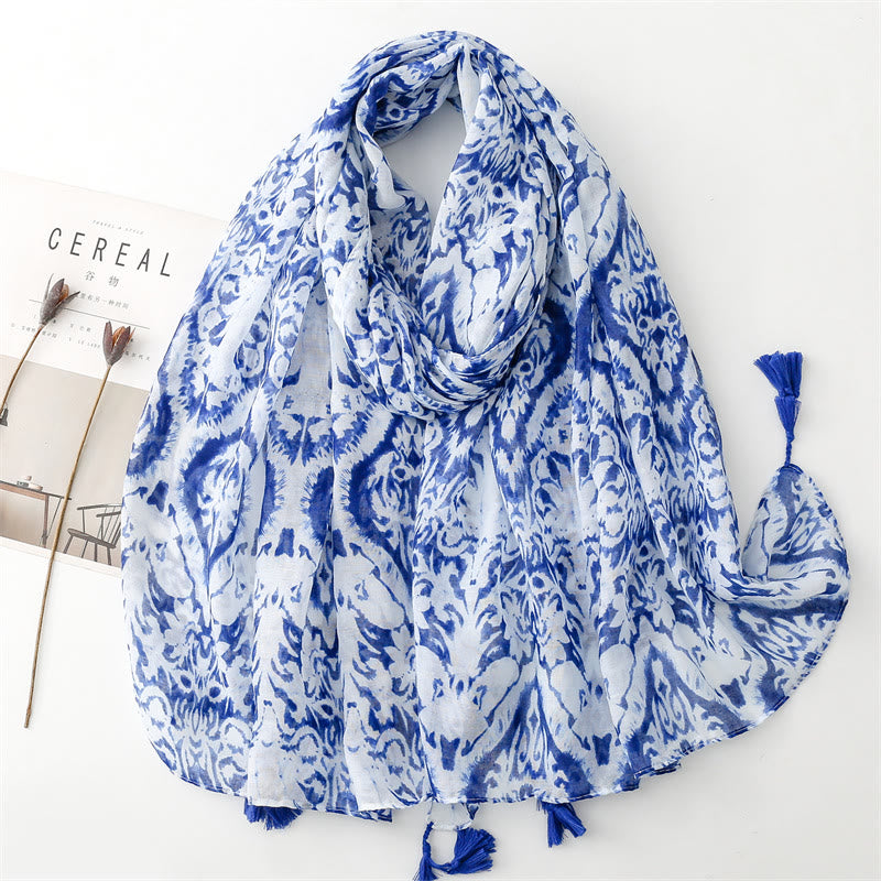 Women's Summer Beach Lightweight Shawl Thin Scarf