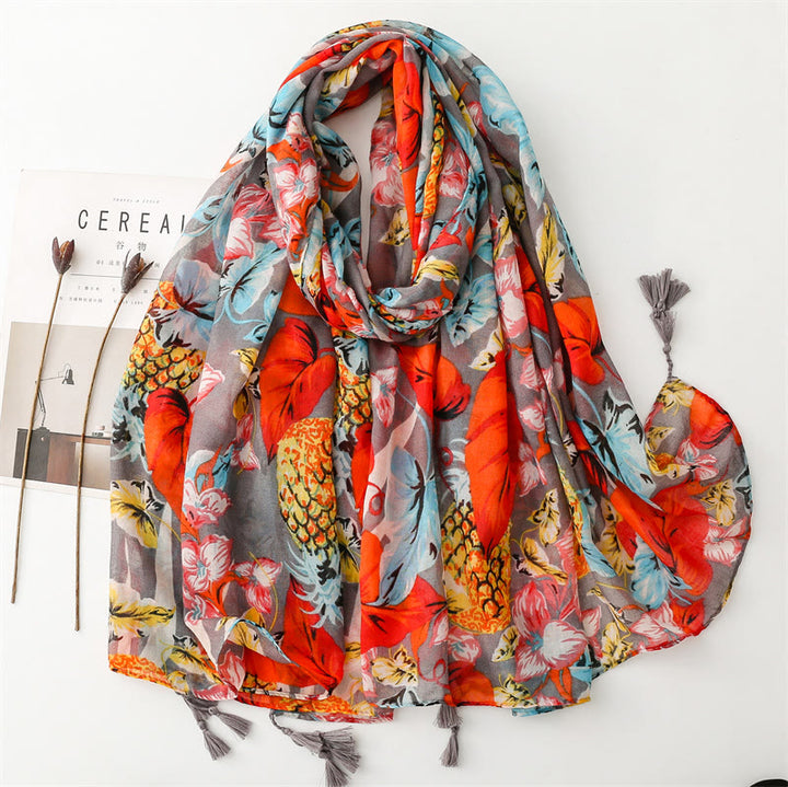 Women's Summer Beach Lightweight Shawl Thin Scarf