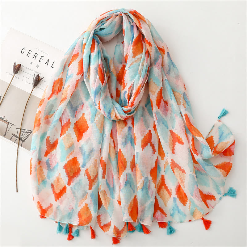 Women's Summer Beach Lightweight Shawl Thin Scarf