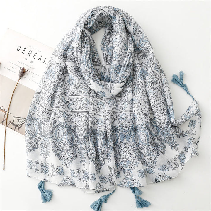 Women's Summer Beach Lightweight Shawl Thin Scarf