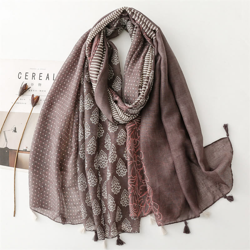 Women's Summer Beach Lightweight Shawl Thin Scarf